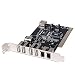 PC Hardware : 3-Port Firewire + 5-Port USB 2.0 Combo PCI Card