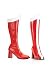3 Inch Block Heel Wonder Woman Boot, Side Zipper