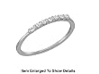 Cute White Gold Petite Genuine Diamond Promise Ring
