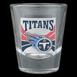 Tennessee Titans Round Shot Glass - NFL Football Fan Shop Sports Team Merchandise