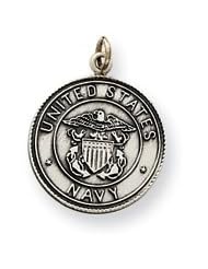 Sterling Silver US Navy Medal