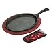 Kitchen & Housewares : LODGE Sizzlin' Hot Case Iron Fajita Set