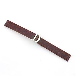 Brown Genuine Crocodile Strap 15mm