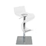 Lumisource BS-VIVA ACR C Bar Stool, Clear Acrylic