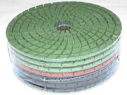 Diamond Professionals 4LK-Kit 4" 7 Pads Polishing Kit (Wet) For Marble, Granite, Stone, Concrete