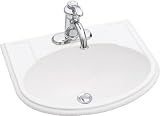 Bathroom Sink Drop In Self Rimming by Kohler - K-2279-4 in Almond