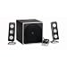 Logitech Z-4e 2.1 PC-Lautsprechersystem 40 Watt RMS schwarz
