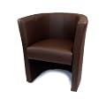 TOP Sessel Clubsessel Loungesessel Cocktailsessel W042 Kunstleder 7 Braun
