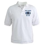 Airborne Dad Front Logo Only Military Golf Shirt by CafePress