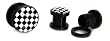 UV Checkers Logo Plugs 4g - Sold as Pair