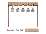 Wine Cellar Innovations Designer Series Collection Natural Red Oak Glass Rack 2x27x13-in.