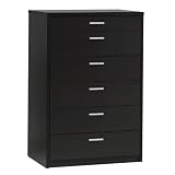 Tribeca 6 Drawer Chest - Coffee