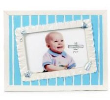 Blue Stripe Baby Frame