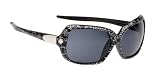 Spy Dynasty Black with Silver Frame Grey Lens SUnglasses by Spy Optic