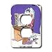 Londons Times Funny Society Cartoons - Carp Tunnel Syndrome - Light Switch Covers - 2 plug outlet cover
