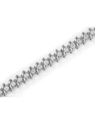 14K White Gold Diamond Bracelet