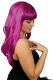 Perücke elegant chique icy purple Lang Party Perücken