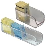 Linus Sugar and Tea Organizer (Clear) (2H x 2.25W x 9L)