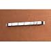 Rogar 1105 24 Bar Rack- Bright Chrome with 4 Chrome Hooks Regular Hooks