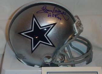 Tony Dorsett Autographed/Hand Signed Dallas Cowboys Mini Helmet with HOF 94 Inscription
