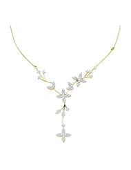 2.00CT DIAMOND FLOWER NECKLACE