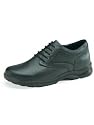 Mens Aetrex Black Leather Orthopedic Shoe (Reduced Clearance)