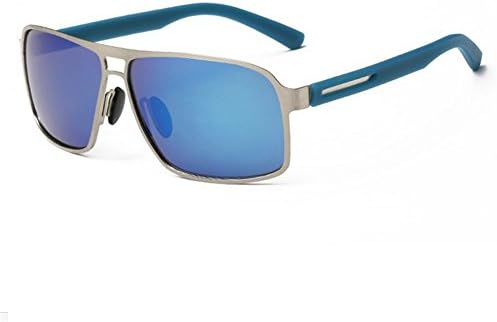 Syka Mens Brand Oversized Aviator Protection Mirrored Polarized Sunglasses(C2)