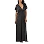 Mossimo® Black: Women's Kimono Sleeve Maxi Dress - Charcoal