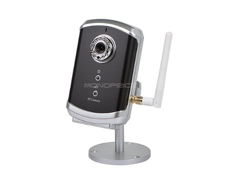 Monoprice 109205 Plug and Play Wireless Day and Night Network IP Camera with Audio On Sale