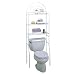 Zenith Products 2501W Freestanding Space Saver Over-the-Toilet Shelving System, White Zenith Products 2501W Freestanding Space Saver Over-the-Toilet Shelving System, White