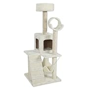 Cat Scratching Tree Furniture Kitten House With Hammock
