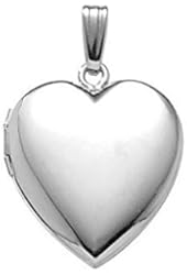 Sterling Silver "Sweetheart" Heart Locket - Available in 2 Sizes