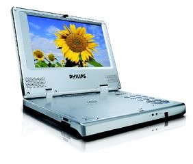 Childrens Toyshop  Electronics : Philips PET700 - DVD player - portable - display: 7 in - silver