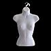 Female Torso Body Mannequin Form (Waist Long) - Great For Small And Medium Sizes - White