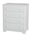 DaVinci Kalani 4-Drawer Dresser, White