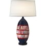 Kathy Ireland Gee's Bend Bars and String Table Lamp