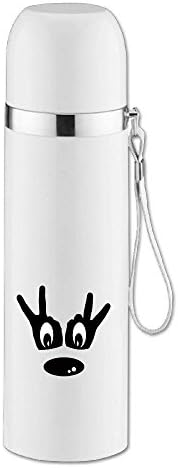 Dog Lover Peace Hand Personalized Stainless Steel Thermos Vacuum Insulated Sports Mug