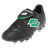 LOTTO Men's Stadio Fuoriclasse (Black/Green 13.0 M)