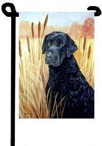 Curly-Coated Retriever - Garden Flags
