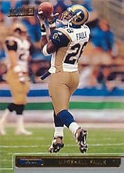 25 Different Marshall Faulk Football Cards - Mint Condition In Display Album !!