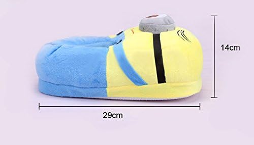 FINEDAY STORE Minions Winter Plush Slipper Shoes for Kids and Adults (Length 11") - Type 2