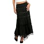 Women's Tiered Skirt w/ Ribbon and Tulle Detail