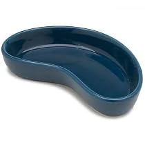 Zilla Reptile Medium Ceramic Kidney Terrarium Dish, Color:Assorted