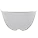 FEESHOW Men's Silky Bugle Pouch Tanga Briefs Bikini Underwear (One Size, White)