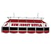 NHL New Jersey Devils Stained Glass 40 inch Lighting Fixture