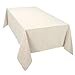 Casual Dining Essentials Round Tablecloth, Cream, 69 inch