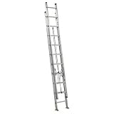 Buy Louisville Ladder AE3216 Aluminum Extension Ladder 250-Pound Capacity, 16-Foot by Louisville Ladder
