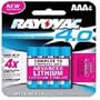 Rayovac 4.0 Rechargable "AAA" Batteries, 4-Pack