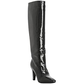 Jimmy Choo grey patent 'Heather' tall boots