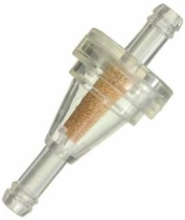 Comebuy168 Slim line Compact Body 3/16" 1/4" Inline Gas Fuel Filter for Honda Polaris Kawasaki Suzuki UTV ATV Motorcycle